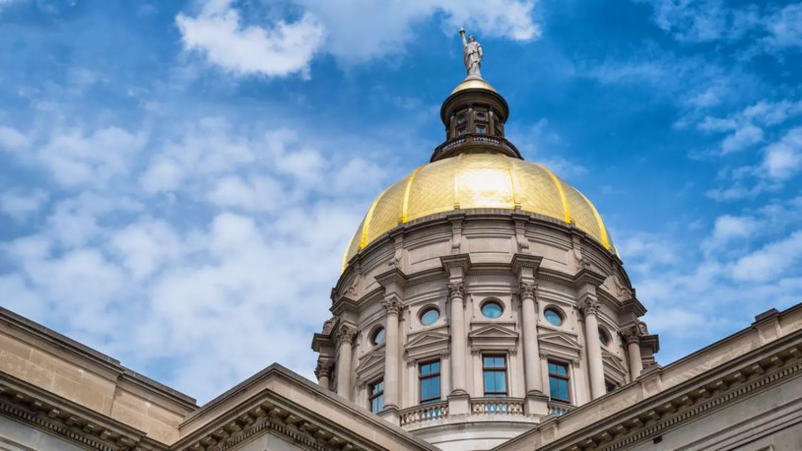 The Gold Dome, Georgia's Capitol building.