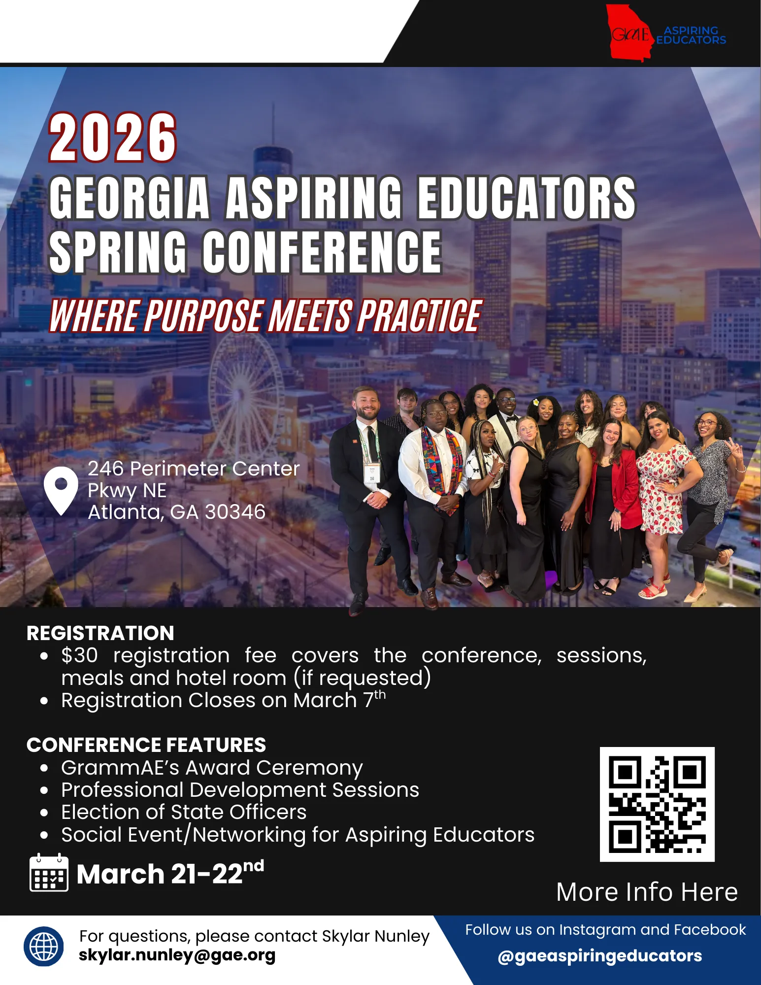 flyer for ae con 2026