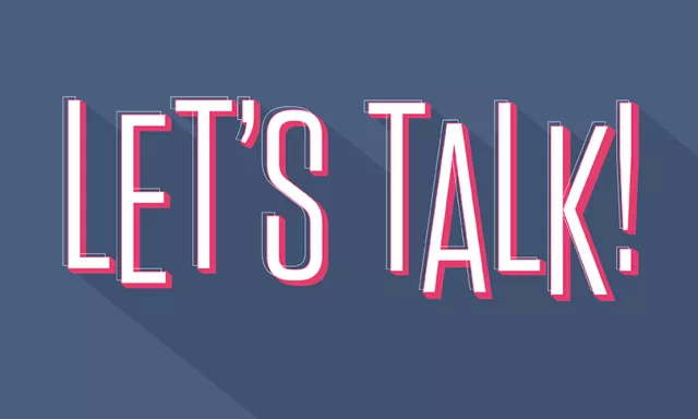 Let's talk!
